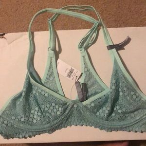 Aerie racerback underwire lace bra/bralette NWT